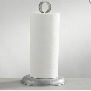Pottery Barn Galvanized Paper Towel Holder